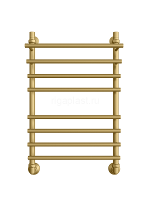 Полотенцесушитель водяной ДВИН F Primo 80/50, золотой матовый, с полкой, арт. 4657795056840