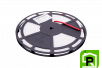 Термолента светодиодная SMD 2835, 180 LED/м, 12 Вт/м, 24В , IP68, Цвет: Синий
