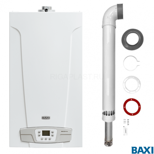 Настенный газовый котел Baxi ECO-4s 10F + Комплект дымохода
