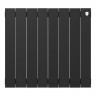 Радиатор биметаллический Royal Thermo PianoForte 500 Noir Sable 8 секций, боковое подключение