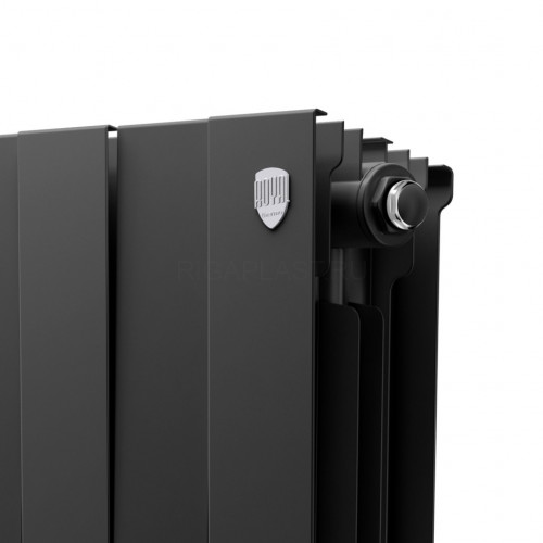 Радиатор биметаллический Royal Thermo PianoForte 500 Noir Sable 8 секций, боковое подключение