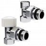 Набор термостатический угловой Royal Thermo Design 1/2" М30х1,5 (Хром)