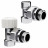 Набор термостатический угловой Royal Thermo Design 1/2" М30х1,5 (Хром)