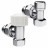 Набор термостатический угловой Royal Thermo Design 1/2" М30х1,5 (Хром)