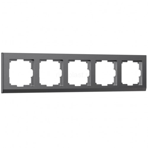 Рамка на 5 постов Werkel Stark (графит матовый) W0051864