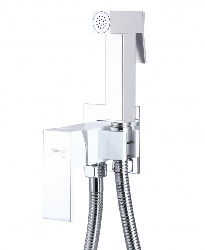Смеситель для биде HANSEN HL62206-F, скрытый монтаж, белый хром