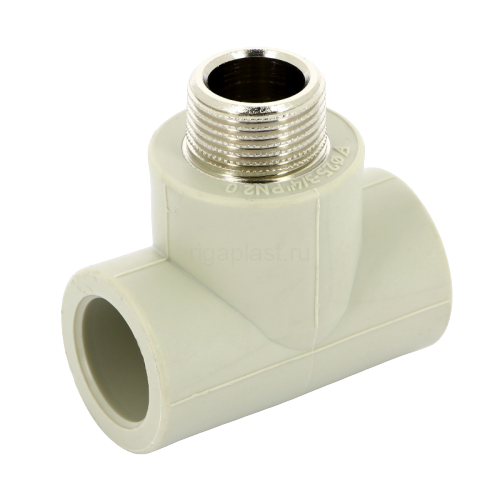 Тройник с наружной резьбой PP-R 25х3/4" FV-Plast AA254025034