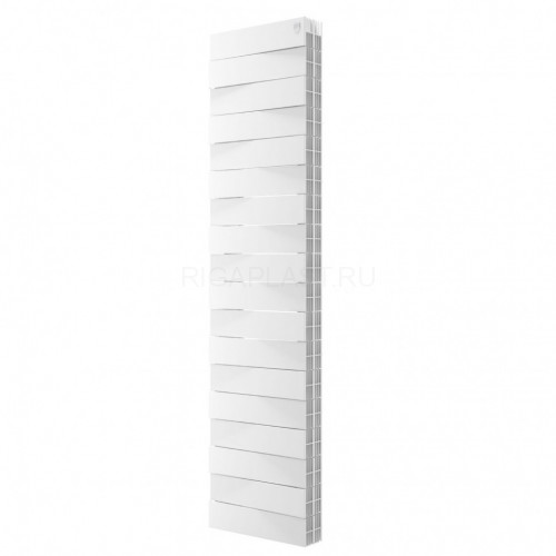 Радиатор биметаллический Royal Thermo PianoForte Tower 200 Bianco Traffico 18 секций, боковое подключение