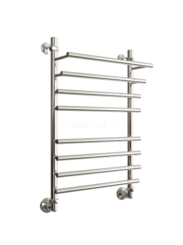 Полотенцесушитель водяной ДВИН F Primo 80/50, полированный, с полкой, арт. 4627086032815