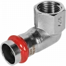Угольник-переходник ROMMER ВР 18 мм x 1/2" из нержавеющей стали, RSS-0009-001812