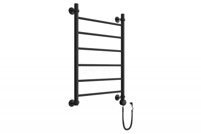 Электрический полотенцесушитель «J», полимерное - черный матовый, j (1" - 1/2) 70/50