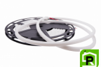Термолента светодиодная SMD 2835, 180 LED/м, 12 Вт/м, 24В , IP68, Цвет: Холодный белый