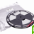 Термолента светодиодная SMD 2835, 180 LED/м, 12 Вт/м, 24В , IP68, Цвет: Холодный белый