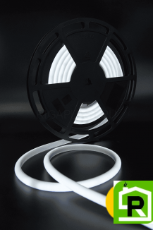 Термолента светодиодная SMD 2835, 180 LED/м, 12 Вт/м, 24В , IP68, Цвет: Холодный белый