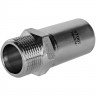 Вставка переходная STOUT НПр-НР, 28 мм x 3/4 дюйма, из нержавеющей стали, SSS-2024-002834