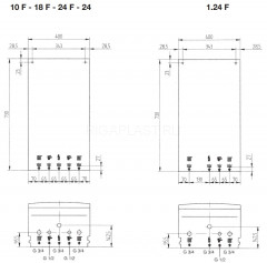 Настенный газовый котел Baxi ECO-4s 24F + Комплект дымохода