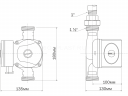 Циркуляционный насос Aquario PRIME-B1-258-180