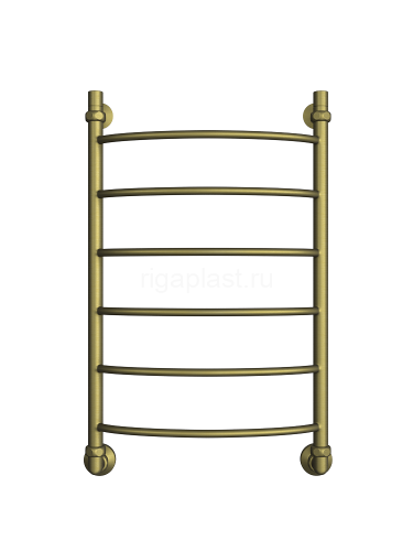 Полотенцесушитель водяной ДВИН R 80/50, состаренная бронза матовая, арт. 4657771776601