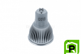 Лампа светодиодная серия LB MR16, 6 Вт, 3000К, цоколь GU5.3, цвет: Хром