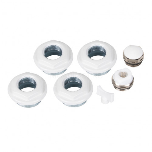 Комплект монтажный Royal Thermo 1" х 1/2", белый