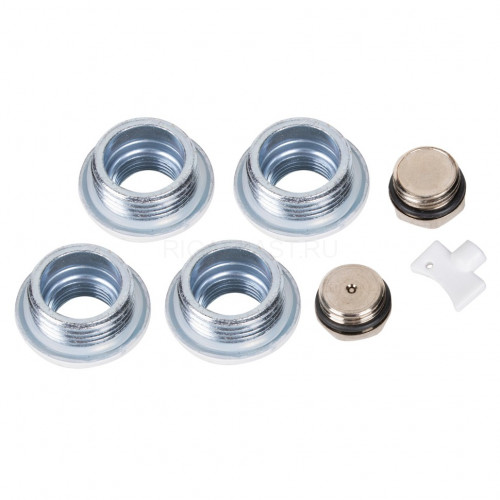 Комплект монтажный Royal Thermo 1" х 1/2", белый