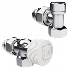 Набор термостатический осевой Royal Thermo Design 1/2" М30х1,5 (Хром)