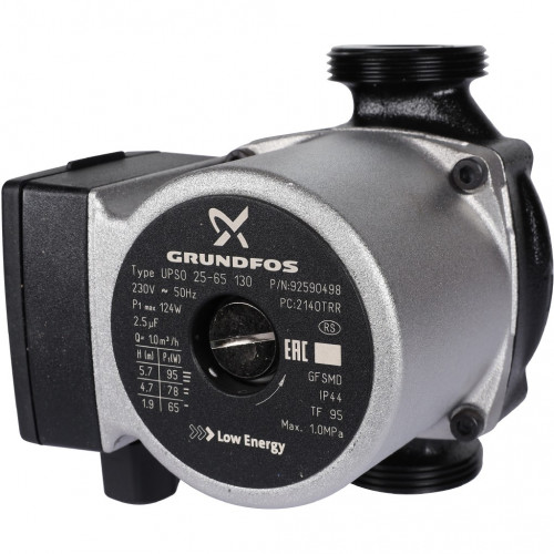 Насос циркуляционный Grundfos UPSO 25-65 130 мм, без гаек