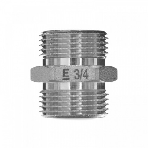 Ниппель равнопроходной НН 3/4" с покрытием TIN CN ELSEN EBF.15.34T