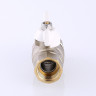 Кран шаровой VALTEC BASE с полусгоном  и дополнительным уплотнением 1/2" VT.227.NRW.04
