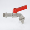 Кран водоразборный VALTEC 3/4" НР, со съёмным штуцером, флажок (VT.051.N.05)