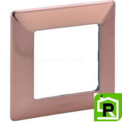 Рамка Legrand Valena Life 1 пост Медь 754161