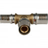 Тройник переходной 20х20х16 для металлопластиковых труб, прессовой STOUT SFP-0005-202016