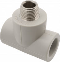 Тройник редукционный с наружной резьбой 25 х 3/4" AlcaPipe AB254025034