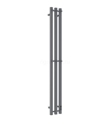 Полотенцесушитель электрический ДВИН X-3-plaza-neo 120/12, графит, с диммером, арт. 4657801241406