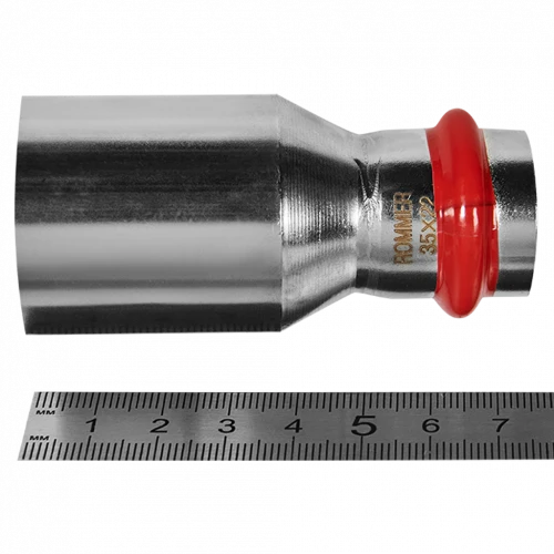 Муфта переходная ROMMER НПр 35 x 22 мм из нержавеющей стали, RSS-0020-003522