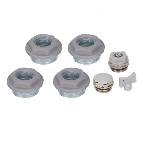 Комплект монтажный Royal Thermo 1" х 1/2", серебристый