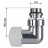 Набор термостатический трехосевой 1/2" Royal Thermo Design Pro 15мм М30х1,5 (Хром)