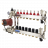 Коллектор для теплого пола на 7 контура с насосом 25/6, смесительным узлом от 20-60°С, до 90 м²