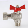 Кран шаровой VALTEC угловой 3/4" × 3/4" ВР/НР, с накидной гайкой (VT.267.N.0505)