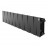 Радиатор биметаллический Royal Thermo PianoForte 200 Noir Sable 18 секций, нижнее подключение VDR