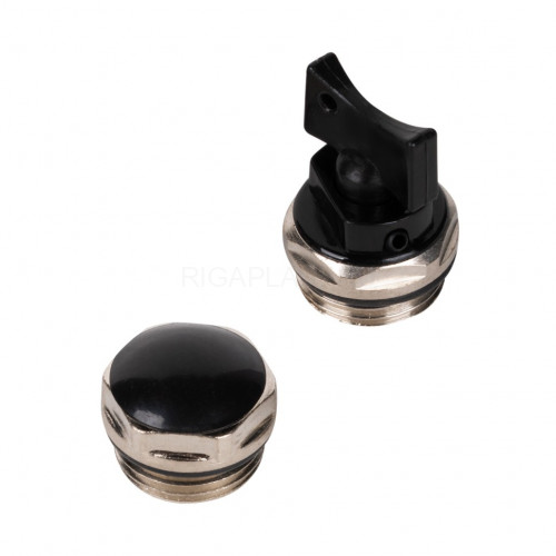 Комплект монтажный Royal Thermo 1" х 1/2", черный