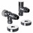 Набор термостатический осевой 1/2" Royal Thermo Design Pro 15мм М30х1,5 (Хром)