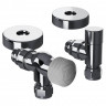 Набор термостатический осевой 1/2" Royal Thermo Design Pro 15мм М30х1,5 (Хром)