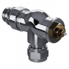 Набор термостатический осевой 1/2" Royal Thermo Design Pro 15мм М30х1,5 (Хром)