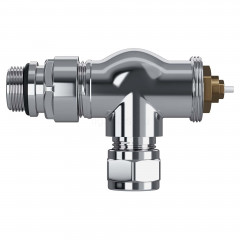 Набор термостатический осевой 1/2" Royal Thermo Design Pro 15мм М30х1,5 (Хром)