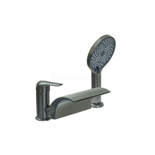 Смеситель на борт ванны Ganzer GZ24033-G Графит