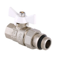 Кран шаровой VALTEC BASE с полусгоном и дополнительным уплотнением 3/4" VT.227.NRW.05