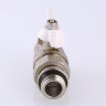 Кран шаровой VALTEC BASE с полусгоном  и дополнительным уплотнением 3/4" VT.227.NRW.05