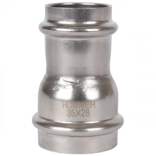 Муфта переходная 35х28 из нержавеющей стали ROMMER