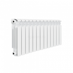 Радиатор алюминиевый RIFAR Alum Eco 350 13 секций, боковое подключение (белый RAL 9016)